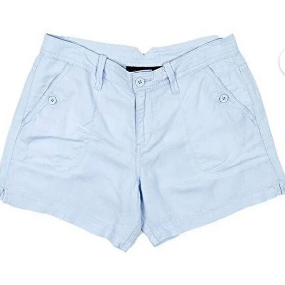 Calvin Klein new with tags linen blend light blue shorts size 4 - Picture 1 of 10